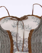 Lace Cami Top with Bow Details