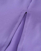 Hooded Stretch-Blend Maxi Dress with Polyester Fabric