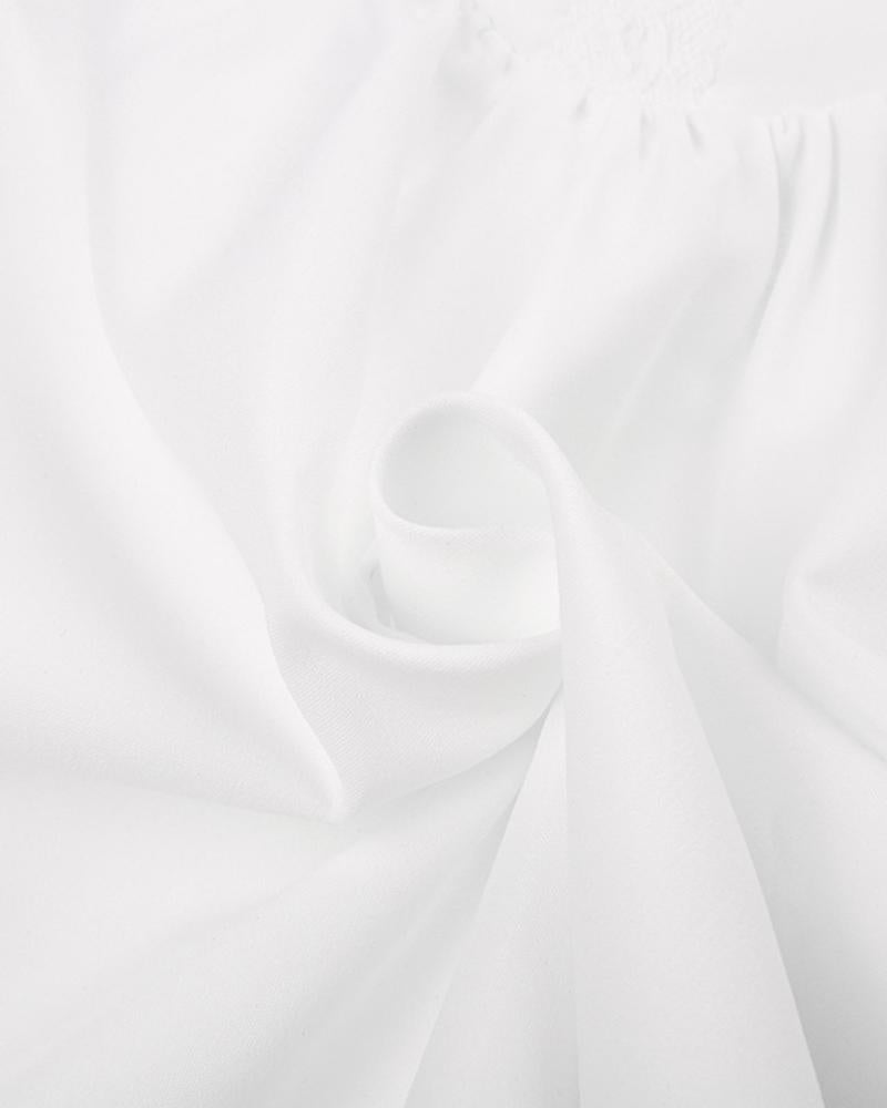 Polyester Flared Corset-Style Dress