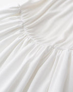 Stretch-Blend Polyester Corset-Style Maxi Dress
