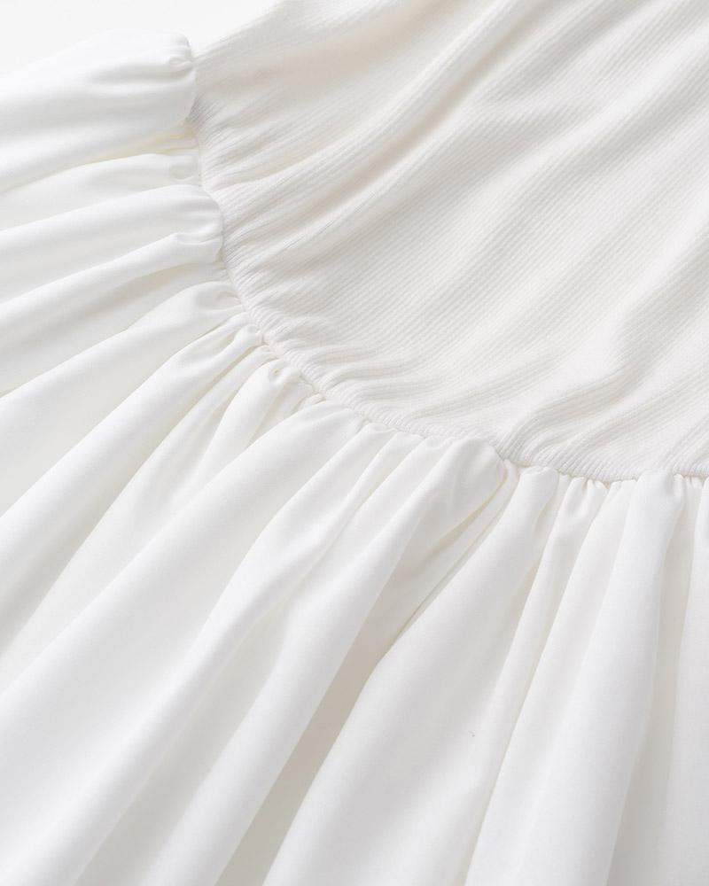 Stretch-Blend Polyester Corset-Style Maxi Dress