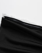 Sleeveless Strapless Stretch-Blend Cropped Top with Polyester Fabric