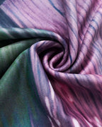 One-Shoulder Polyester Dress with Heart Details