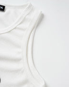 Cami Printed Stretch-Blend Cropped Tank Top with Polyester Fabric