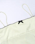 Mermaid Polyester Cami Top with Satin Texture