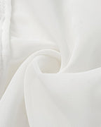 Ruffled Stretch-Blend Maxi Dress with Polyester Fabric