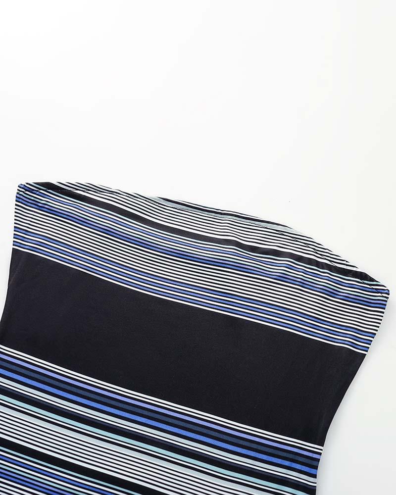 Strapless Maxi Dress in White