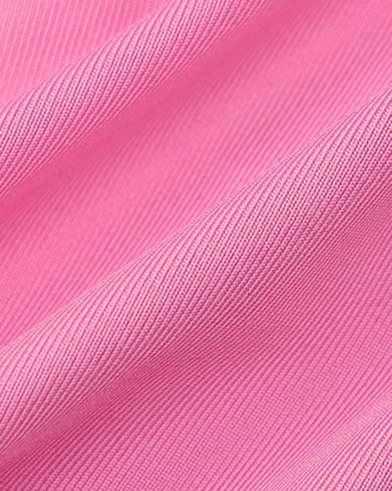 Halter Stretch-Blend Cropped Top with Polyester Fabric