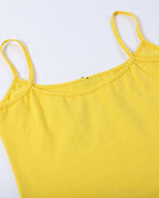 Strawberry-Print Cami Cropped Top with Polyester Fabric