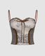 Lace Cami Top with Bow Details