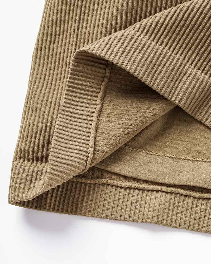 Asymmetric Stretch-Blend Cropped Top with Polyester Fabric