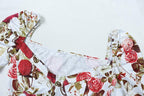 Floral Square-Neck Mini Dress
