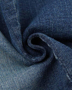Denim Bustier Top with Corset Details