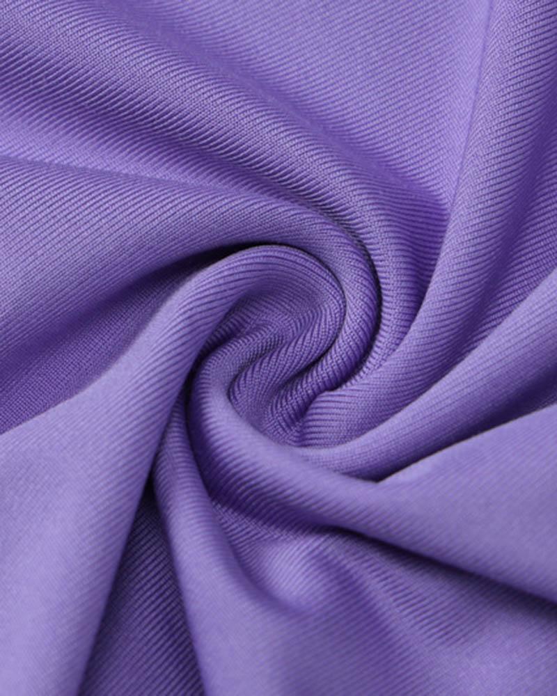 Hooded Stretch-Blend Maxi Dress with Polyester Fabric