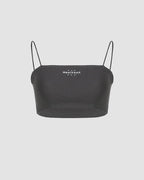 Strapless Polyester Cami Top with Lettering