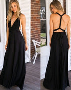 Maxi Dress with Strap Details