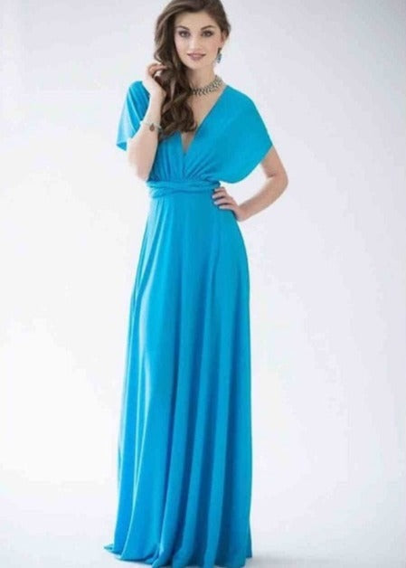 Maxi Dress with Strap Details