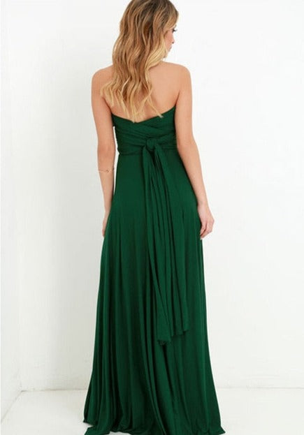 Maxi Dress with Strap Details