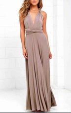 Maxi Dress with Strap Details