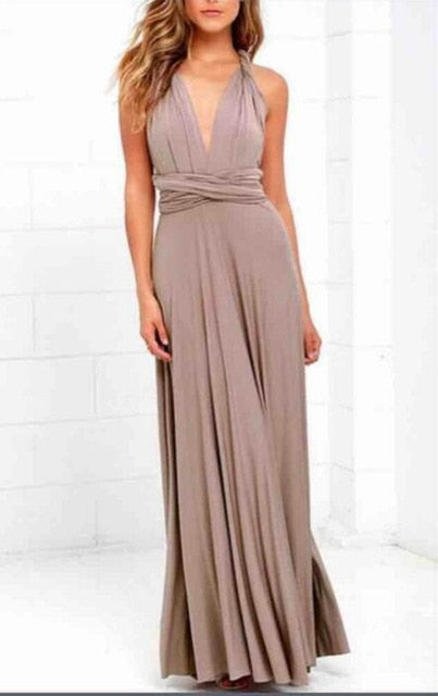 Maxi Dress with Strap Details