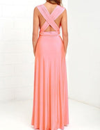 Maxi Dress with Strap Details