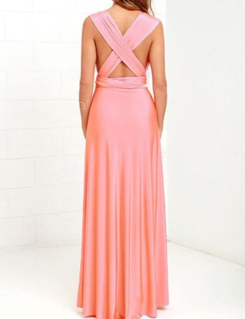 Maxi Dress with Strap Details