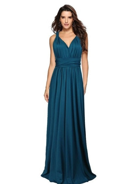 Maxi Dress with Strap Details