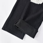 Skull-Graphic Y2K Jeans with Low Waist