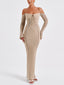 Cutout Slim-Fit Dress with Open Back