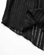 Off-Shoulder Polyester Top with Asymmetric Details