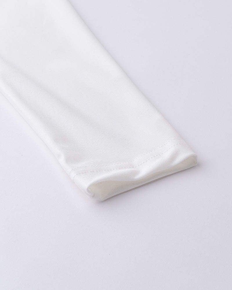 Strapless Stretch-Blend Cropped Top with Polyester Fabric