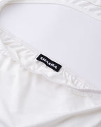 Strapless Stretch-Blend Cropped Top with Polyester Fabric